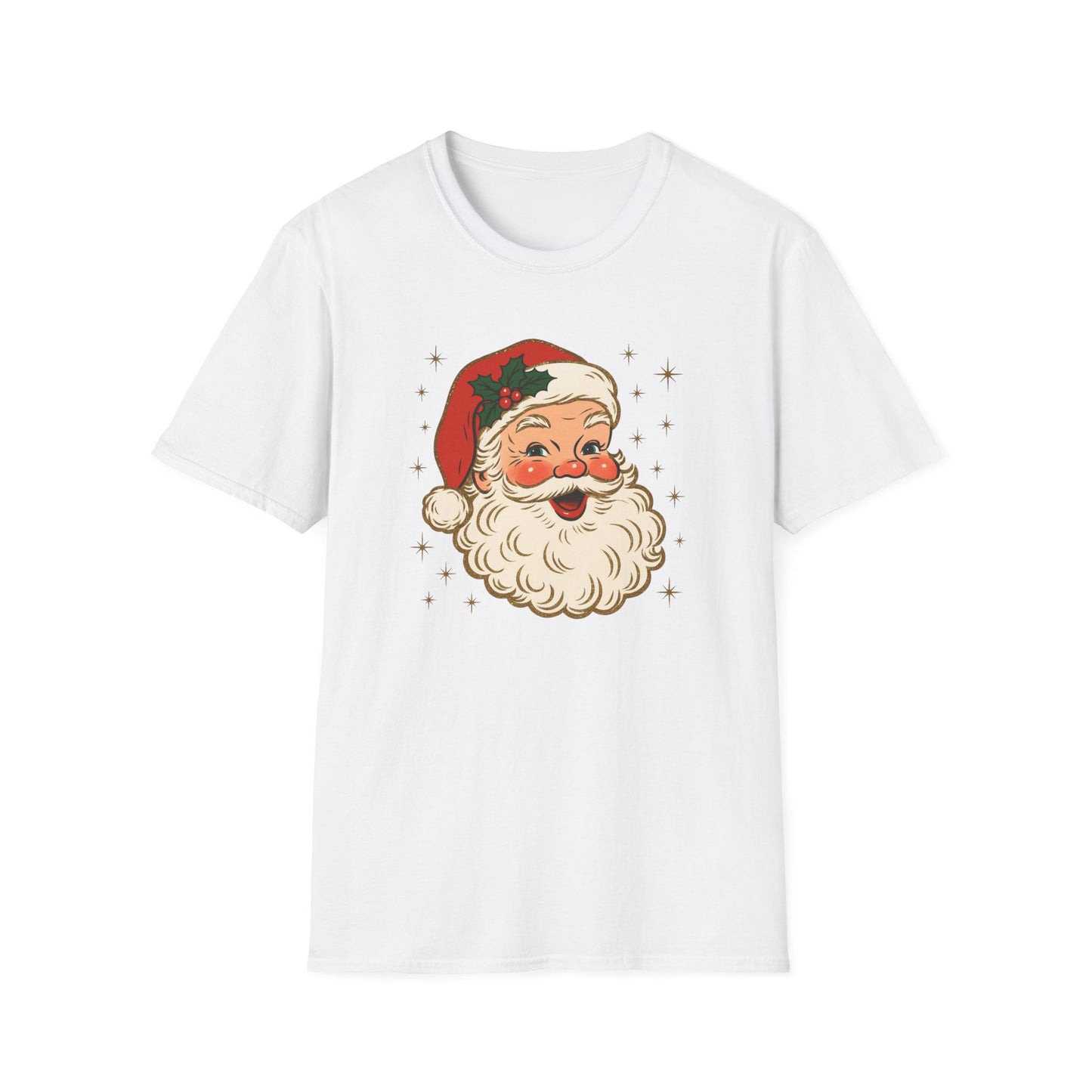 Vintage Santa Claus Unisex T-Shirt, Christmas Tee, Holiday Outfit, Festive Apparel, Gift for Him/Her, Merry Christmas Shirt