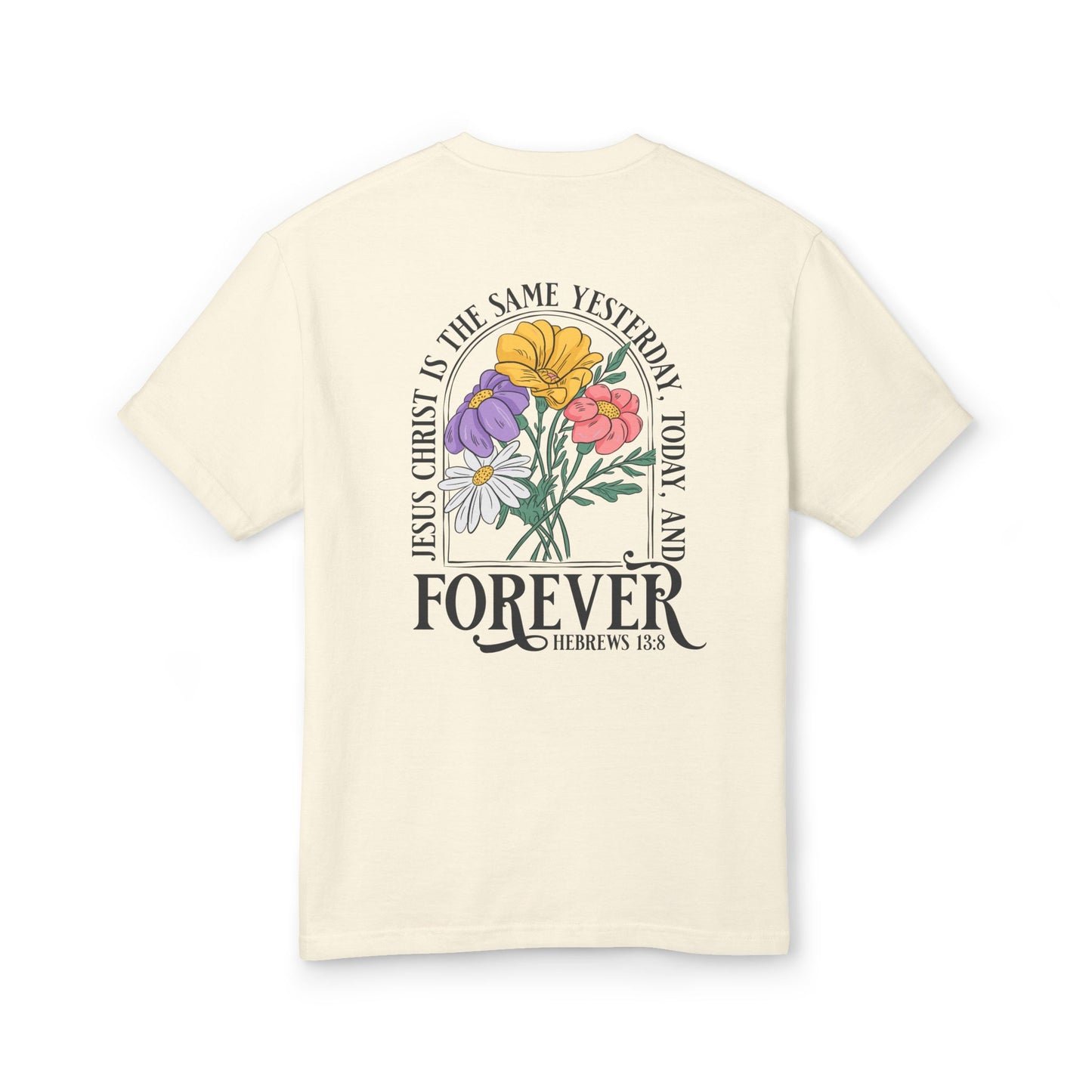 Faith-Inspired Christian Tee – Hebrews 13:8 | PSO Apparel
