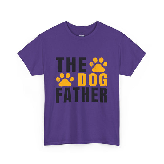The Dog Father Unisex Heavy Cotton Tee - Perfect Gift for Dog Lovers