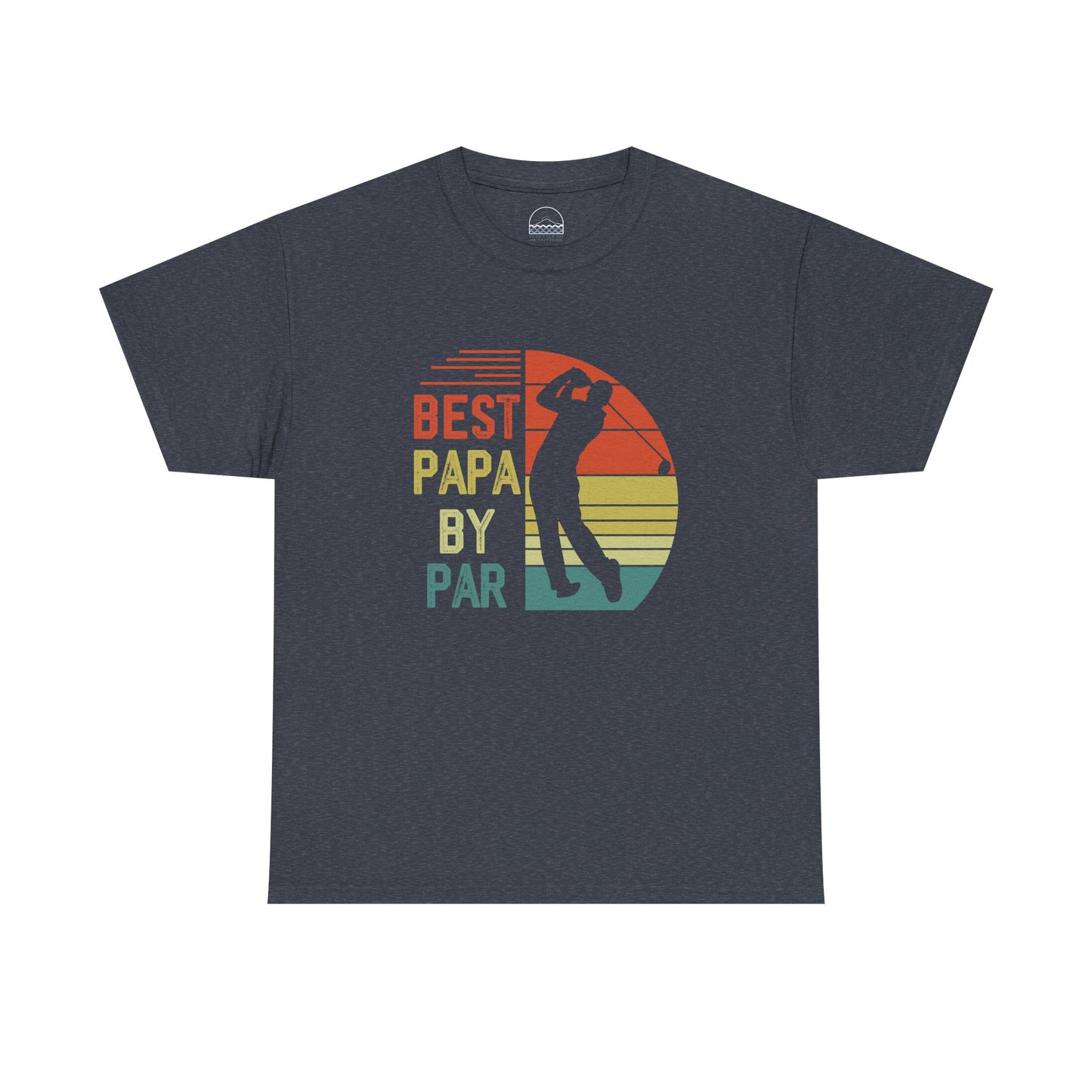 Best Papa by Par Unisex Heavy Cotton Tee - Perfect Gift for Golf Dads