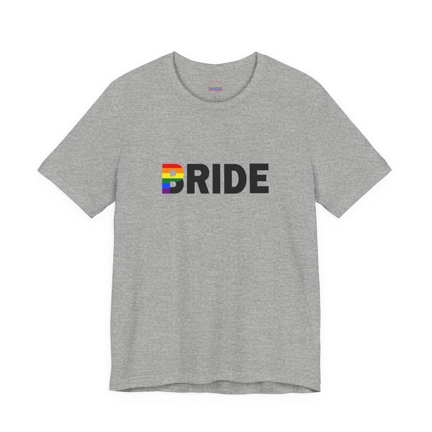 Women’s Proud Bride T-shirt | LGBTQ+ Pride Wedding Tee – Puget Sound Outfitters