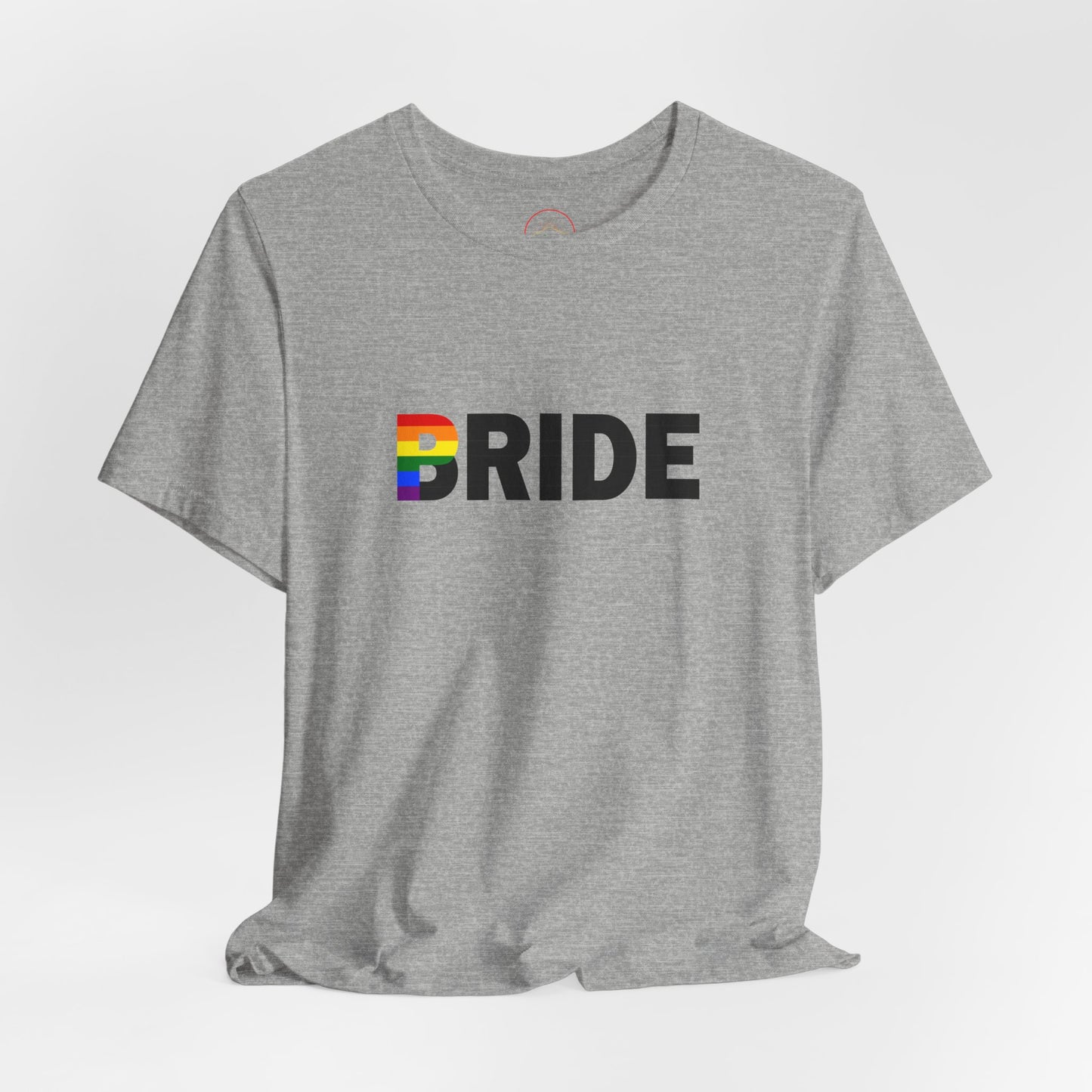 Women’s Proud Bride T-shirt | LGBTQ+ Pride Wedding Tee – Puget Sound Outfitters