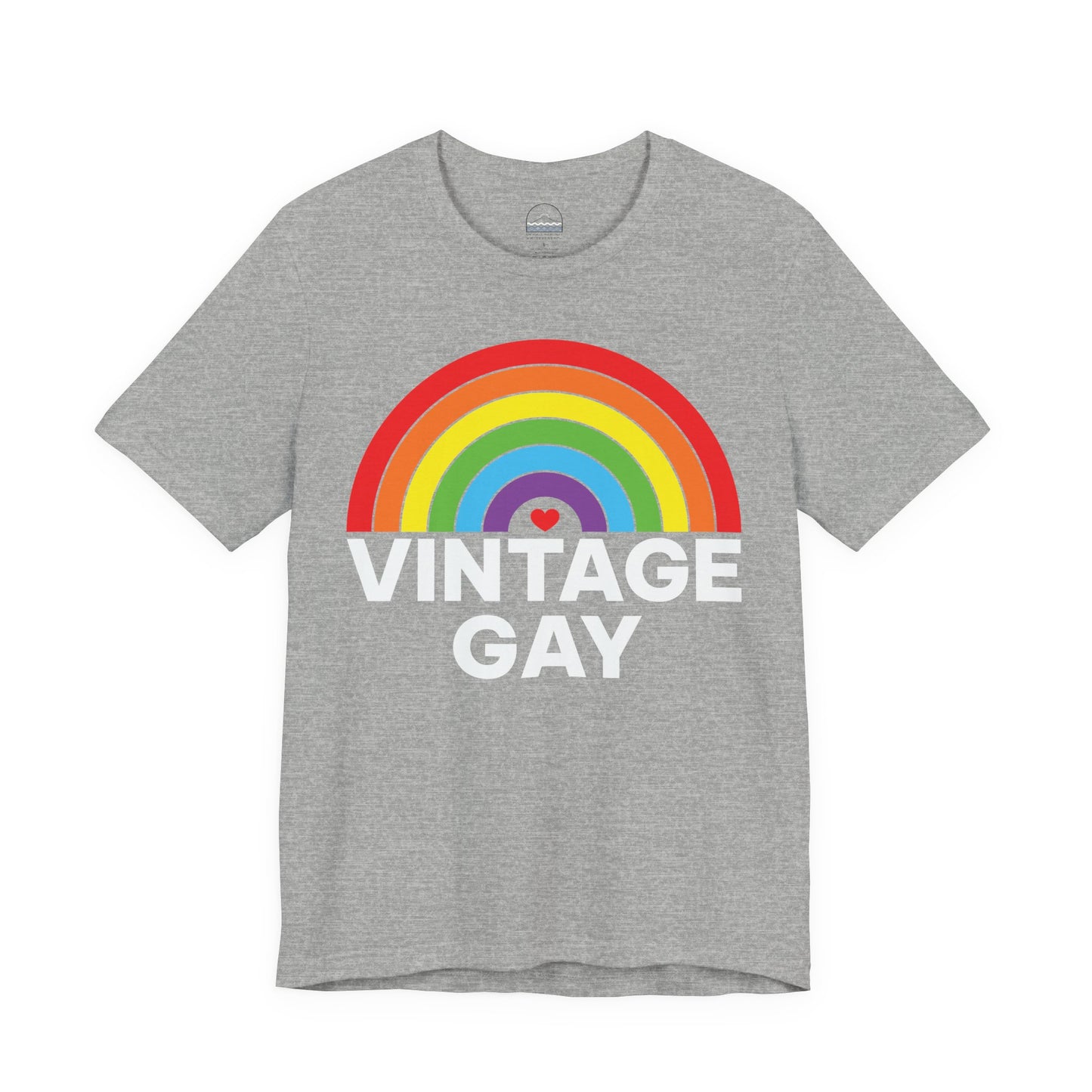 Vintage Gay Rainbow Unisex Tee - Celebrate Love & Pride