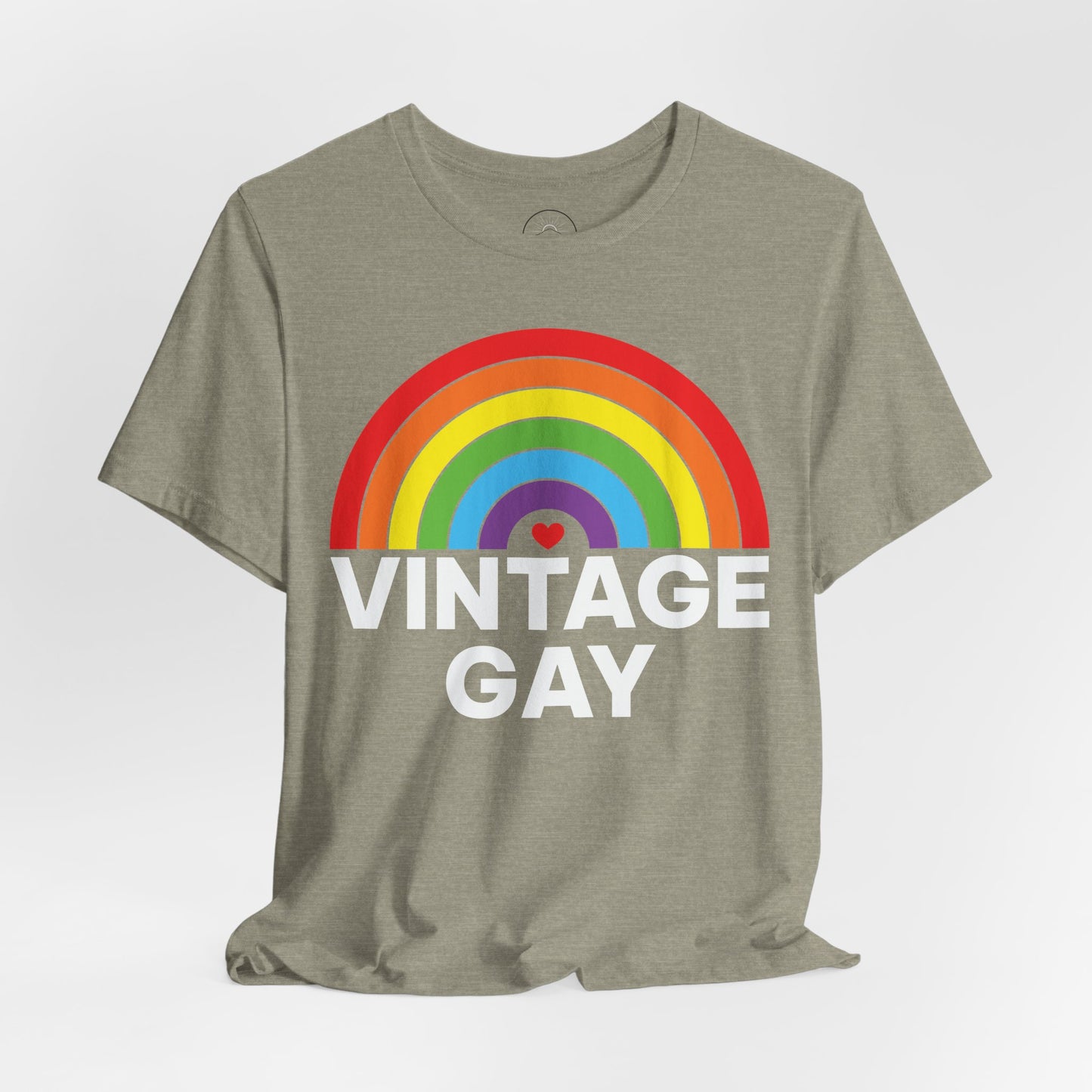Vintage Gay Rainbow Unisex Tee - Celebrate Love & Pride