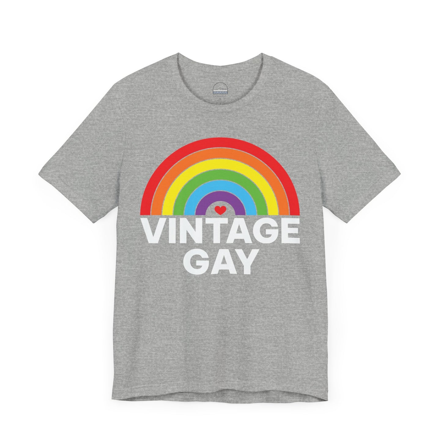 Vintage Gay Rainbow Unisex Tee - Celebrate Love & Pride