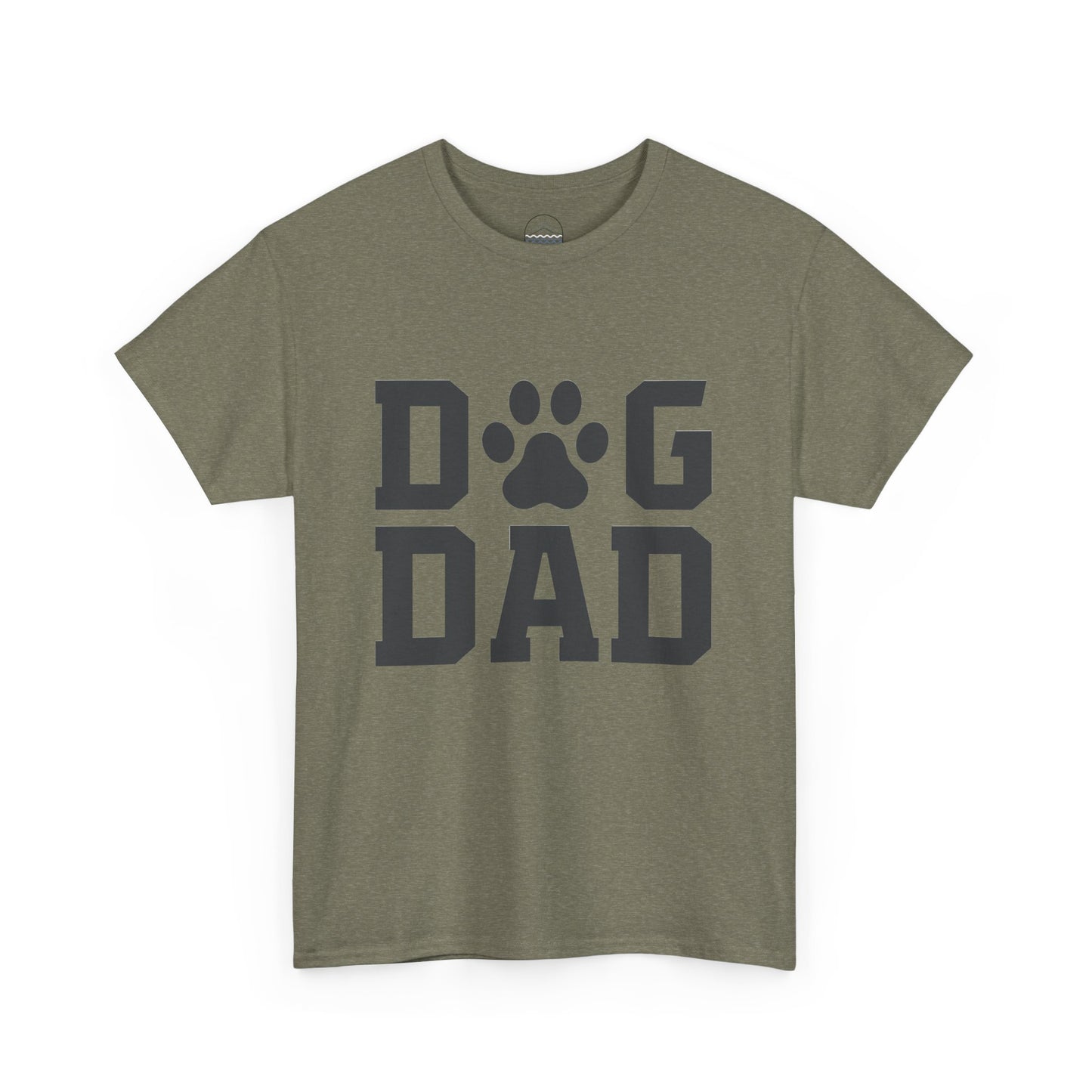 Dog Dad Unisex Heavy Cotton Tee - Casual Pet Lover Shirt