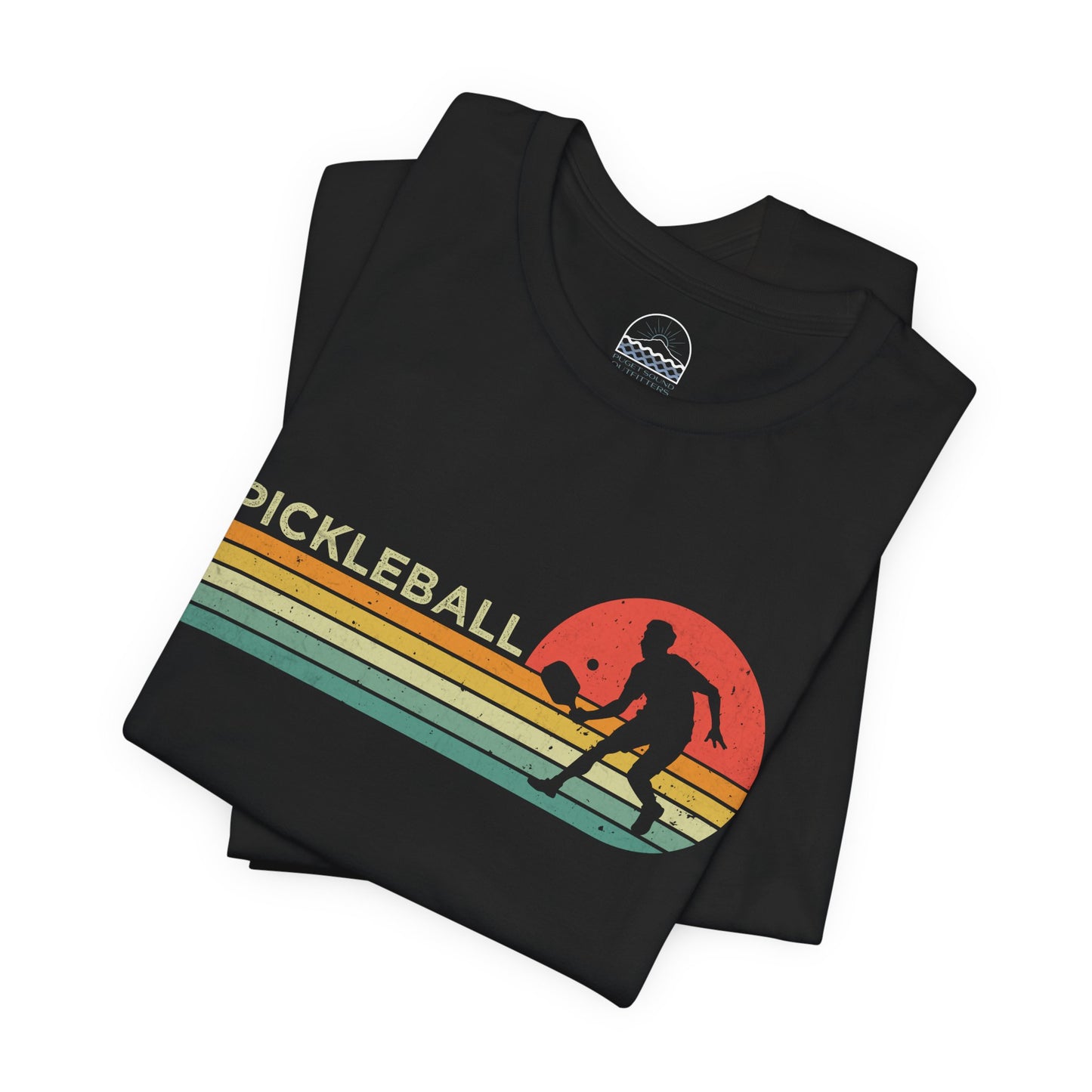 Retro Pickleball Logo Tee | Vintage Sport Shirt – PSO