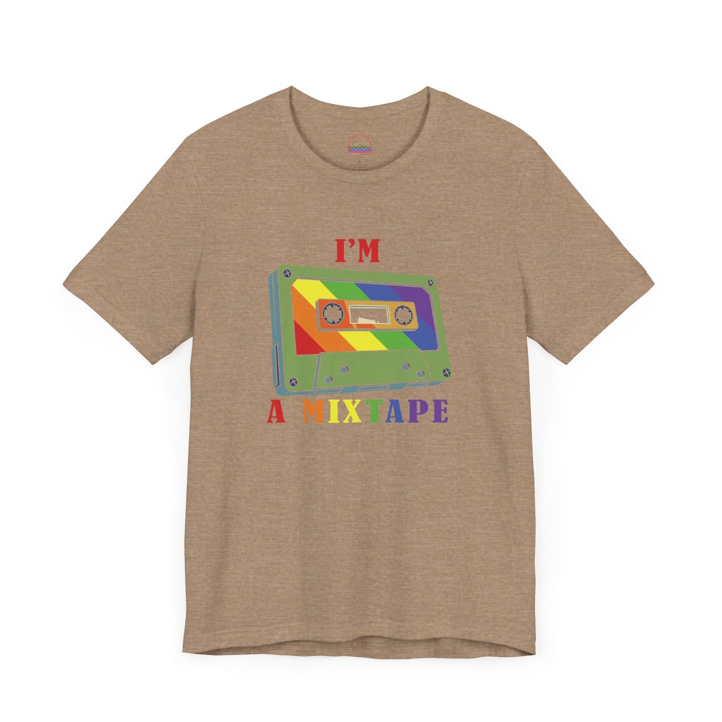 Retro Pride Mixtape Tee – LGBTQ+ Rainbow Cassette T-Shirt | Puget Sound Outfitters