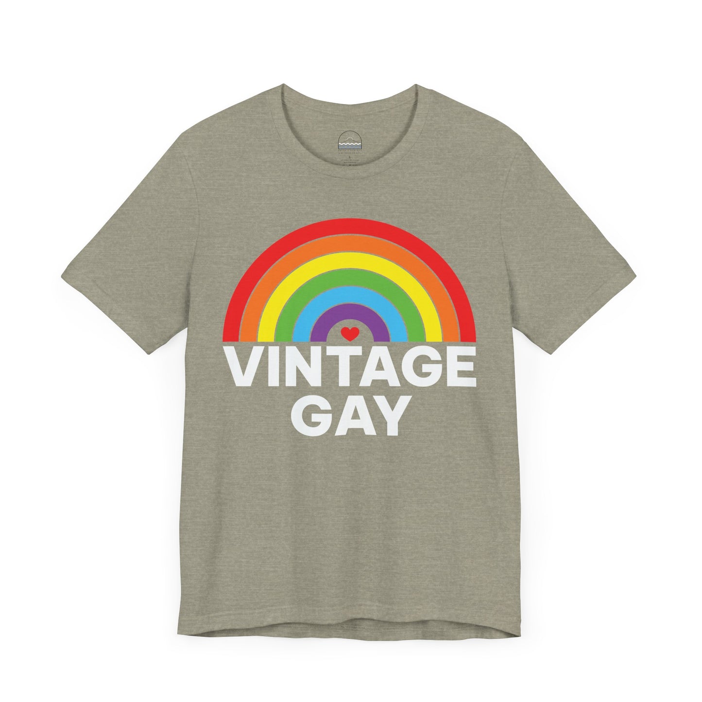 Vintage Gay Rainbow Unisex Tee - Celebrate Love & Pride