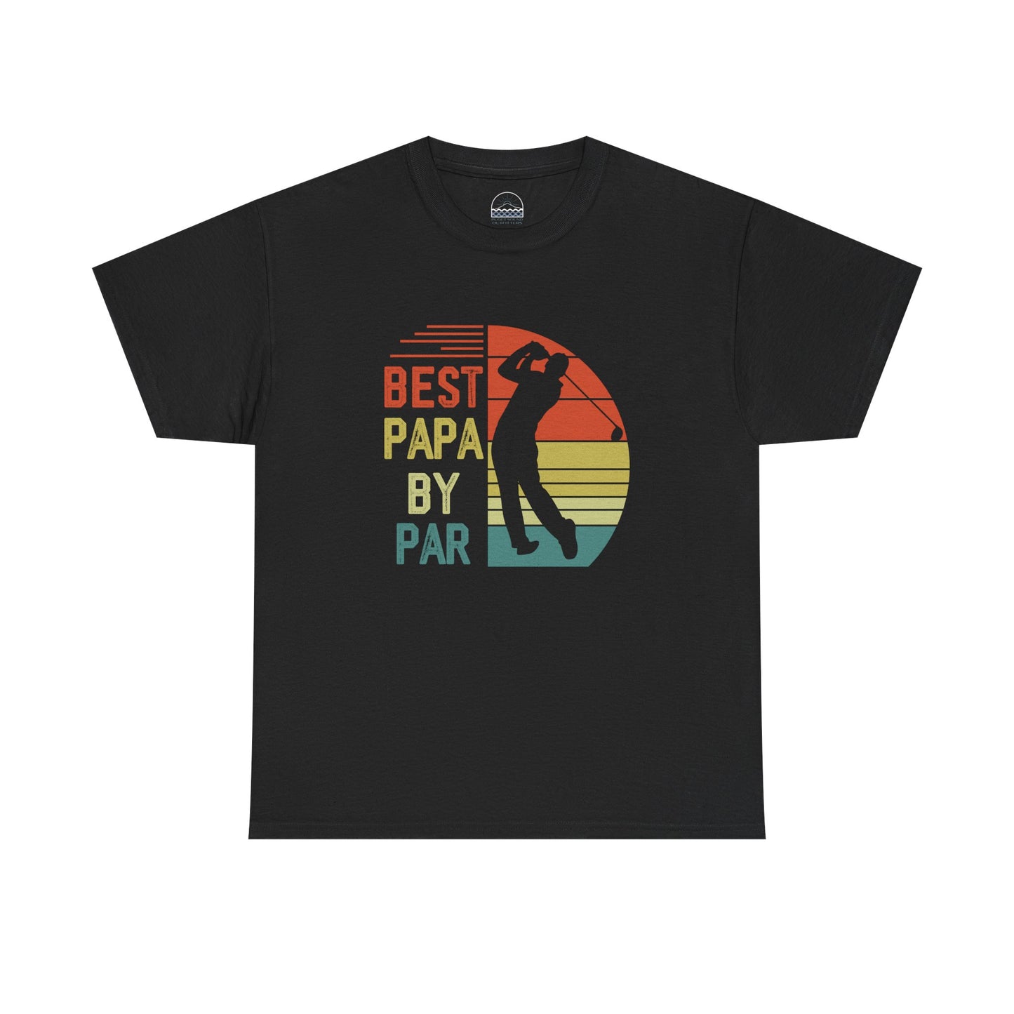 Best Papa by Par Unisex Heavy Cotton Tee - Perfect Gift for Golf Dads
