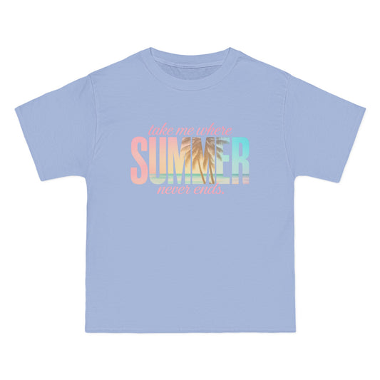 Summer Vibes Short-Sleeve Graphic Tee for Teens & Women | PSO