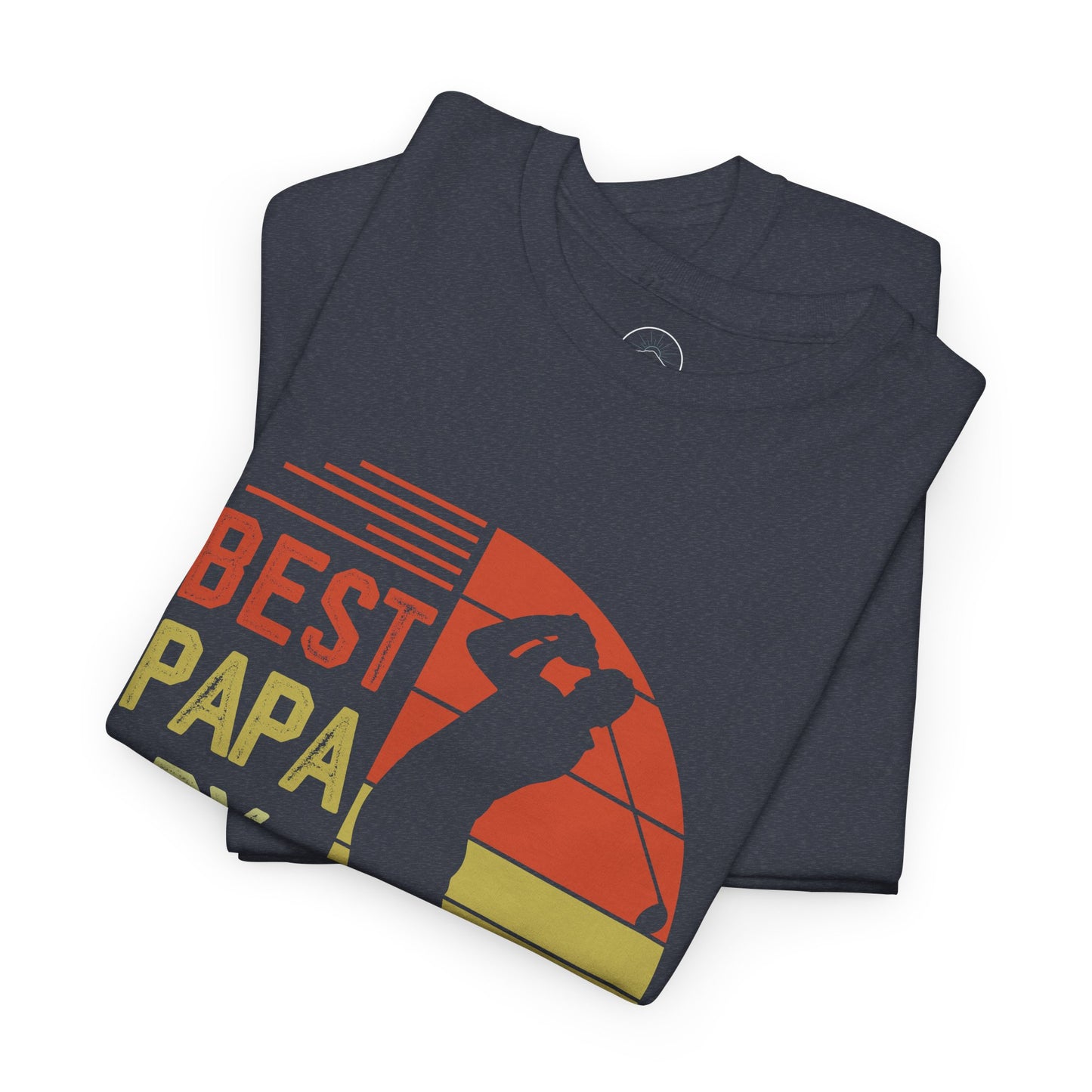 Best Papa by Par Unisex Heavy Cotton Tee - Perfect Gift for Golf Dads