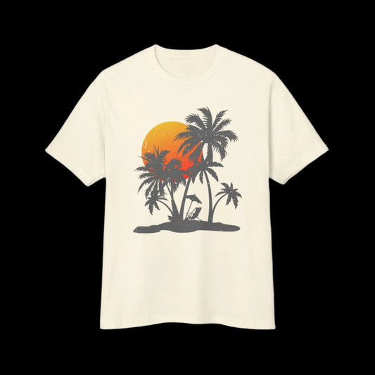 Tropical Sunset Tee – Chill Island Vibes Shirt | PSO