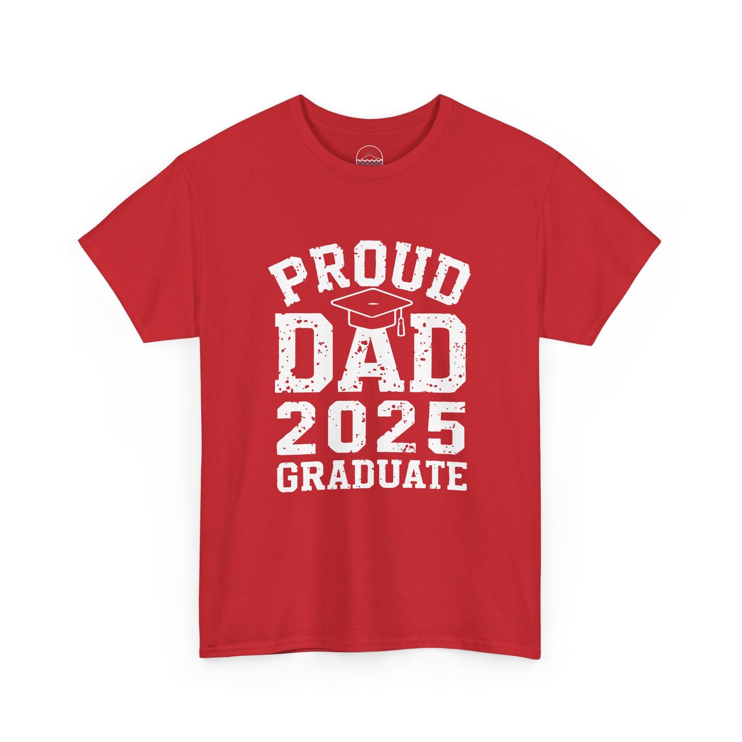 Proud Dad 2025 Graduate Unisex Heavy Cotton Tee