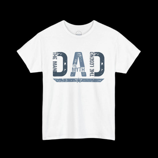 Dad Myth Legend Tee, Unisex Father's Day Gift, Casual T-Shirt, Birthday Gift for Dad, Patriotic Dad Shirt