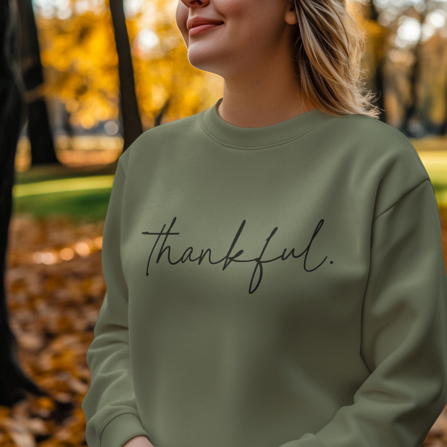 Thankful. Crewneck | Christian Fall Sweatshirt | PSO