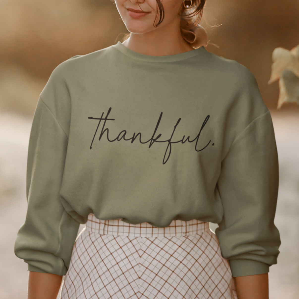 Thankful. Crewneck | Christian Fall Sweatshirt | PSO
